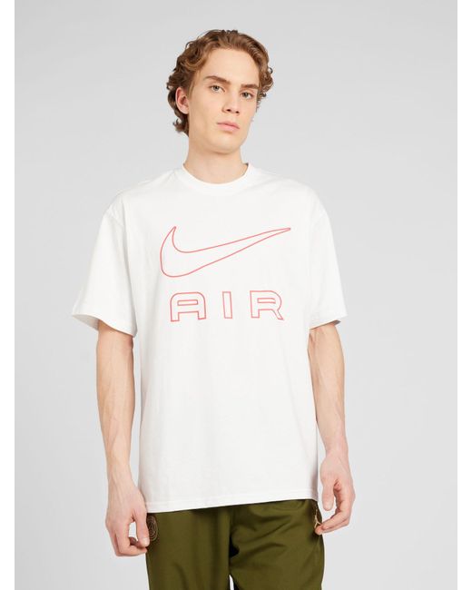 Nike T-shirt 'm90 air' in White für Herren
