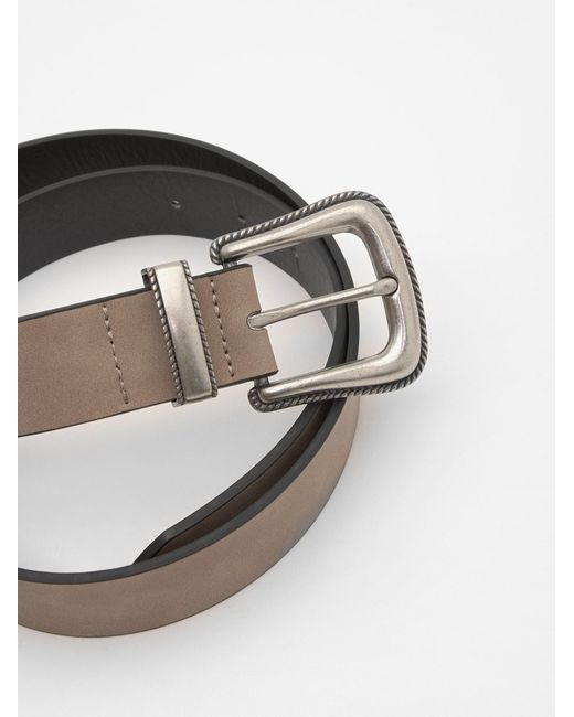 Pull&Bear Gürtel in Gray für Herren