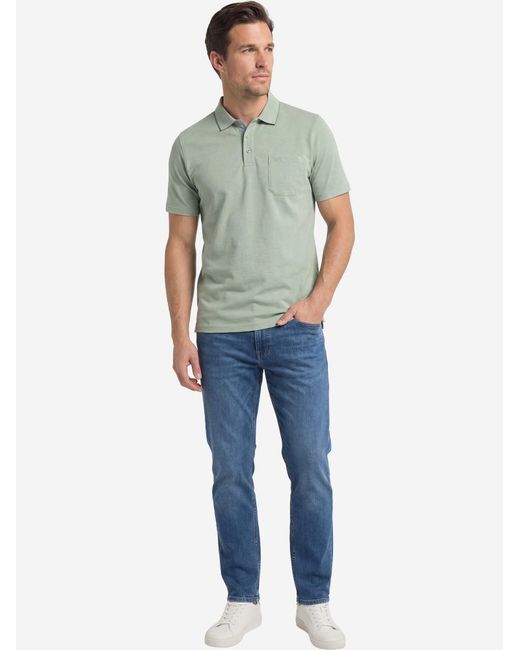 Redmond Shirt Basic in Green für Herren