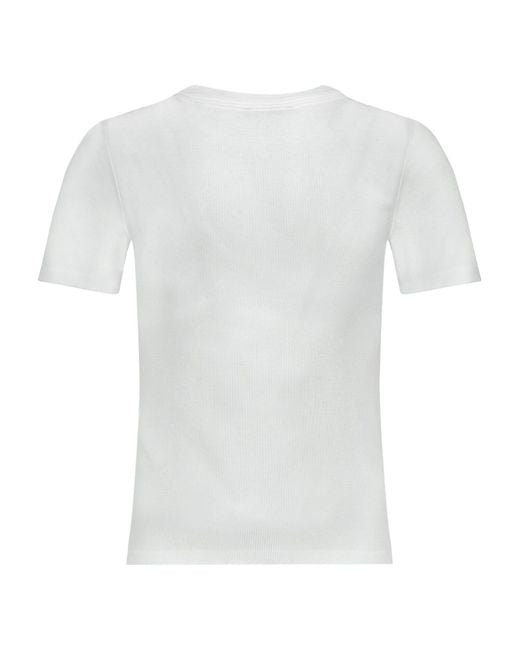 Zero White Basic Shirt Kurzarm