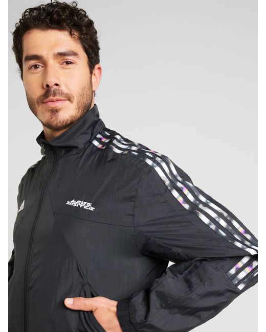 Adidas Sportjacke 'pride tiro' in Black für Herren