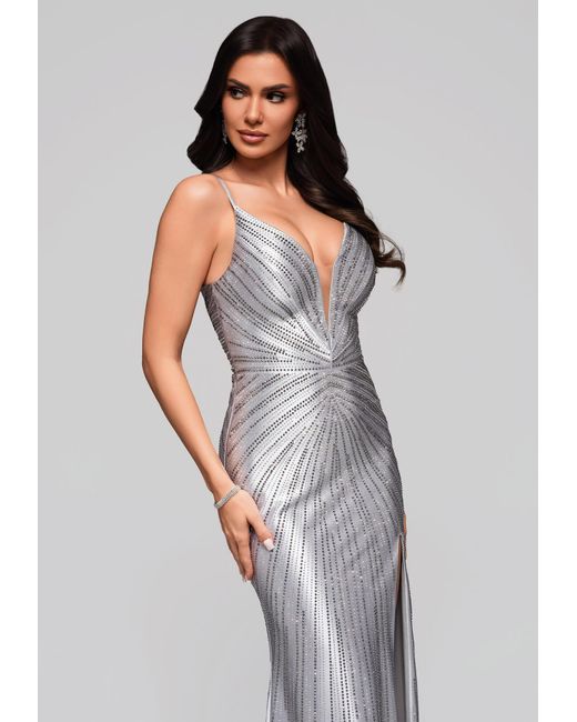 Ombre Metallic Kleid