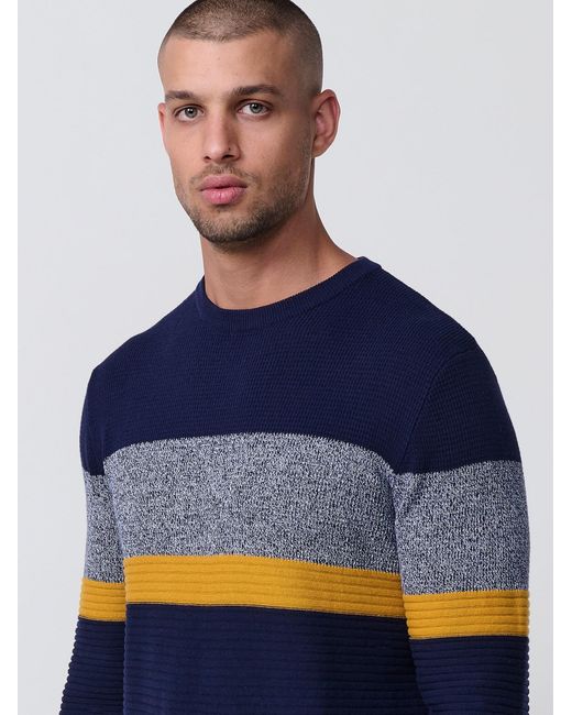 Koröshi Strickpullover in Blue für Herren