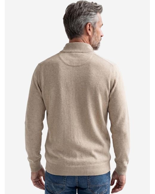 Redmond Pullover Basic in Natural für Herren