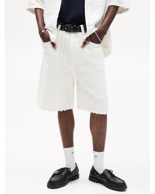 Pull&Bear Shorts in White für Herren
