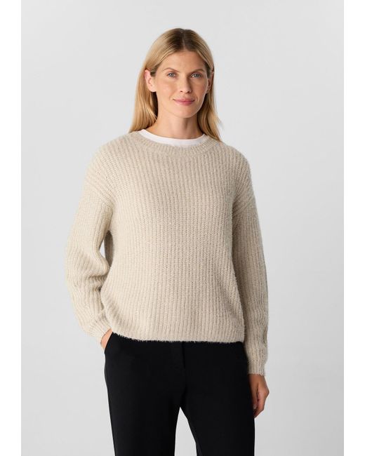 Comma, White Pullover