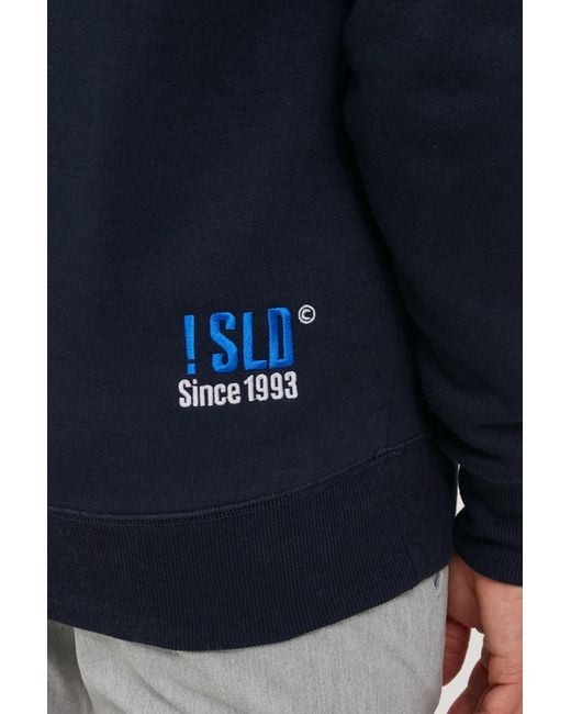 Solid Sweatshirt Benn in Blue für Herren
