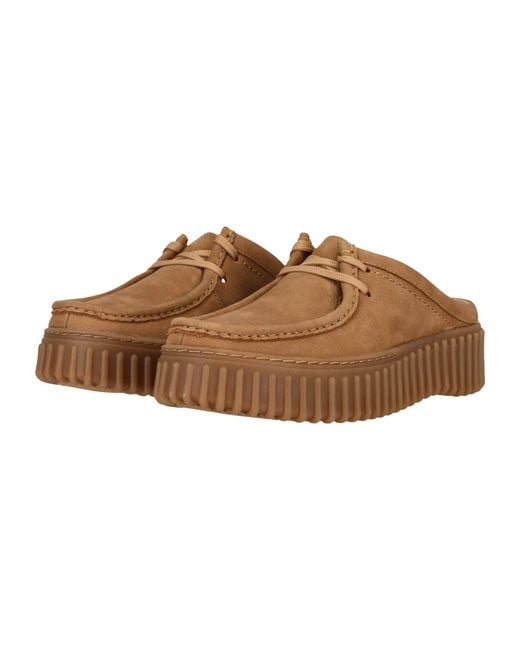 Clarks Brown Clogs Torhill