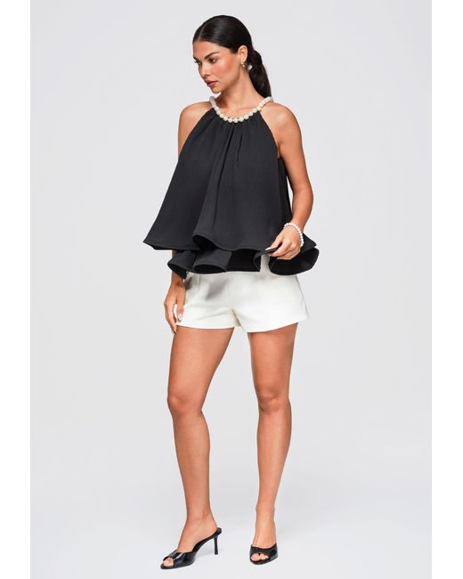 Ombre Black Bluse