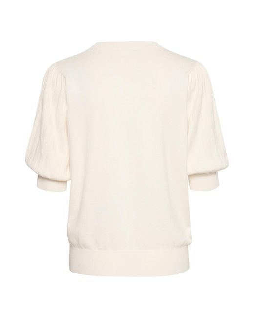 Kaffe White Pullover Kalone