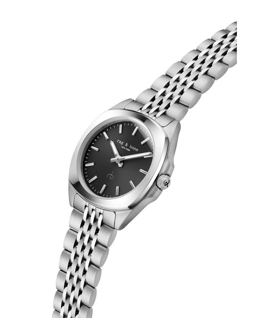 Rag & Bone White Analoguhr Bleeker