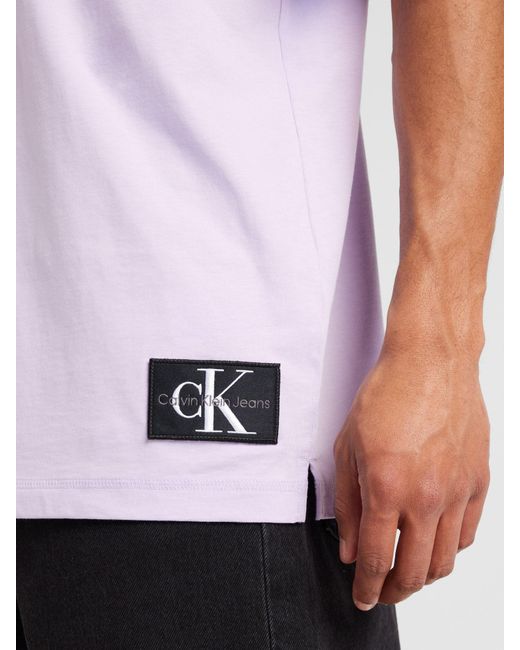 Calvin Klein T-shirt in Purple für Herren
