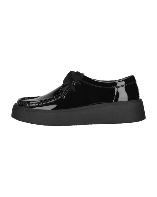 Clarks Black Schnürschuhe Torview