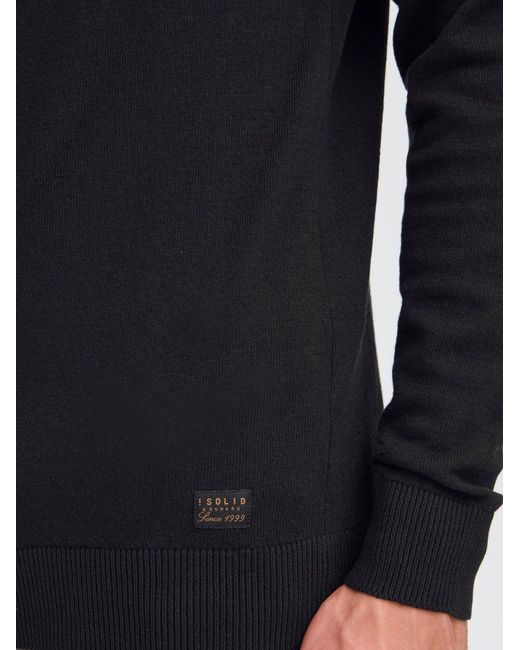 Solid Rollkragenpullover Sdakalmo in Black für Herren