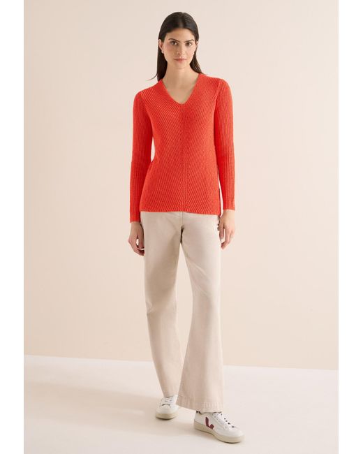 Cecil Red Pullover