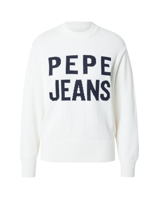 Pepe Jeans White Pullover