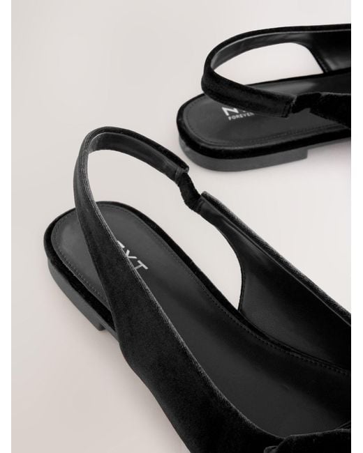 Next Black Slingpumps