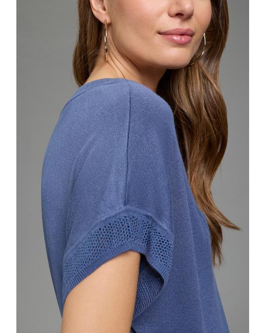 Laura Scott Blue Pullover