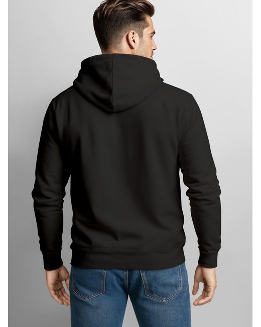 Neverless Sweatshirt Teddy Polygon in Black für Herren