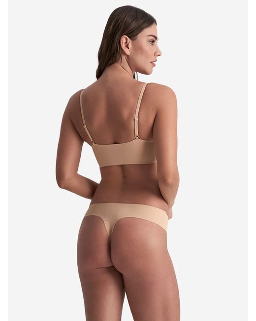Bye Bra White String Invisible Thong