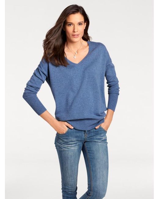heine Blue Pullover