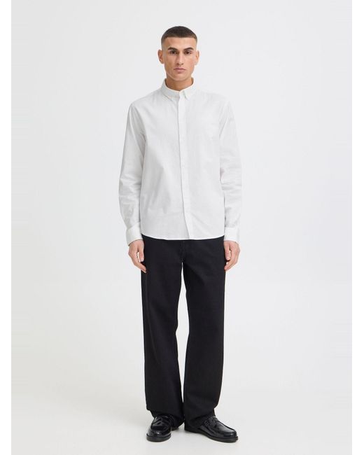 Solid Hemd Val in White für Herren