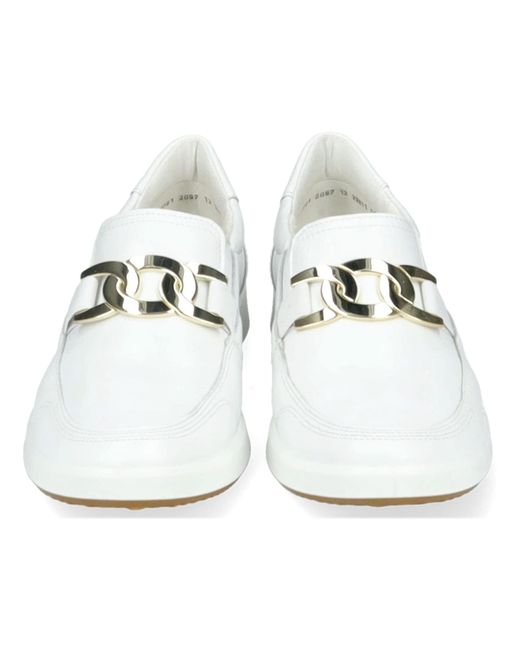 Ara White Slipper