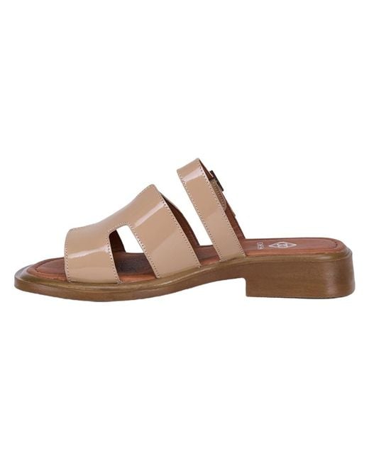 Desa Brown Pantolette Folien