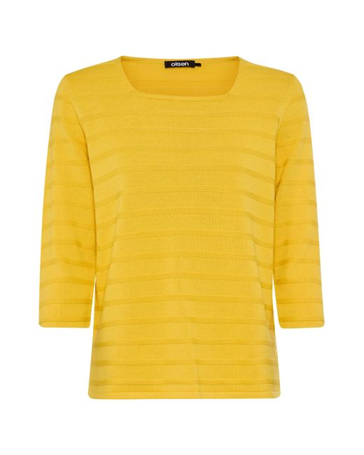 Olsen Yellow Pullover