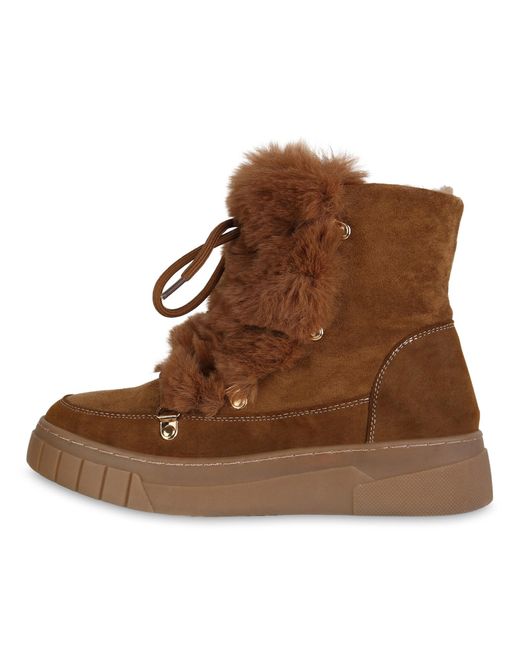 VAN HILL Brown Snowboots 'Chloe'