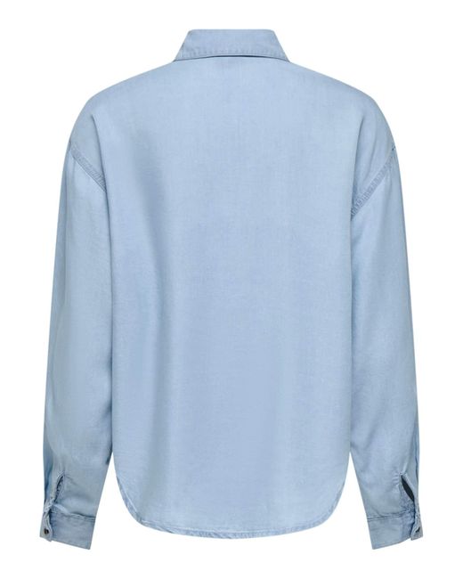 ONLY Blue Bluse 'Onlcharis'