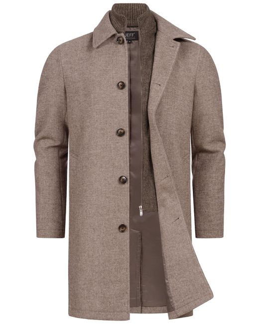 JEFF Mantel Jftyler in Brown für Herren