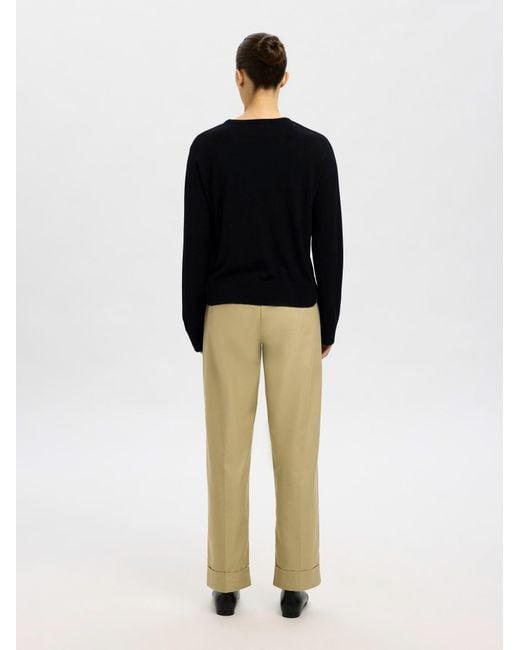 SELECTED Black Pullover Slfthea