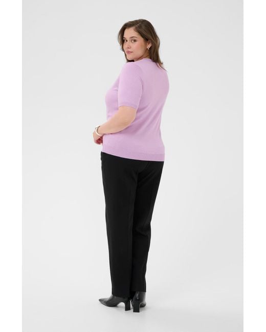 Kaffe Purple Pullover Lizzy