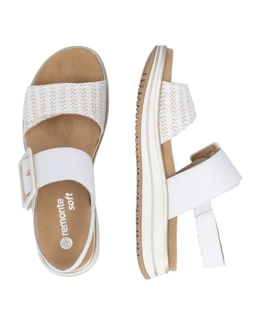 Remonte White Sandale Basic