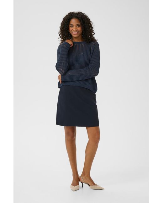 Kaffe Blue Pullover Kasolar