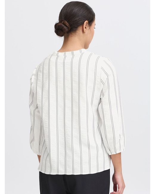 Ichi White Bluse 'Ixollie'