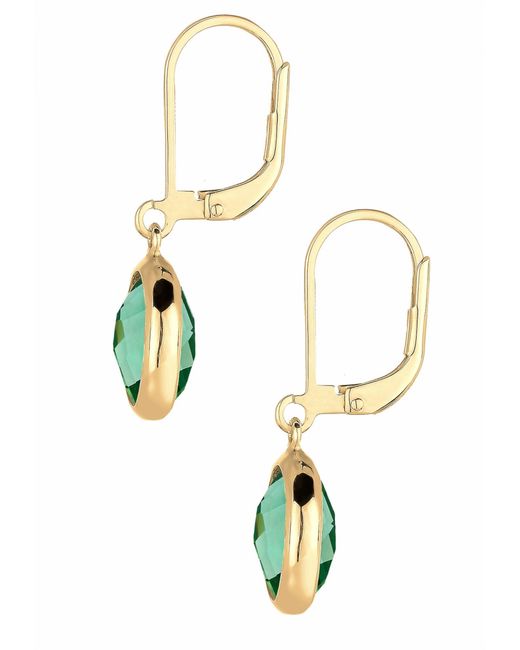 Elli Jewelry Green Ohrringe Quarz