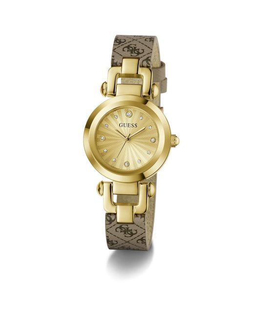 Guess Metallic Analoguhr Ginger