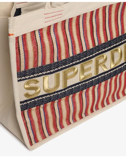 Superdry & Co White Shopper