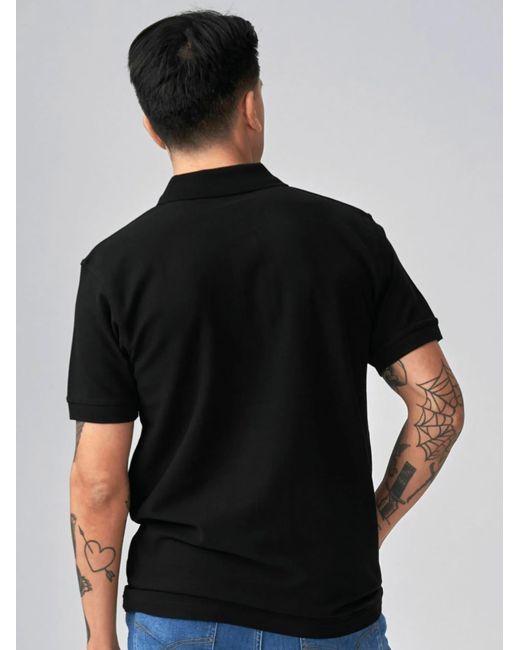 TeeShoppen Polo Shirt Basic Polo in Black für Herren