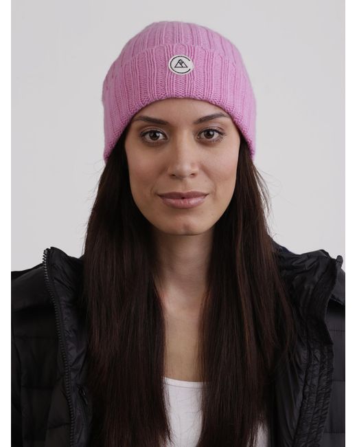 CASH-MERE.CH Kaschmir Mütze in Pink für Herren