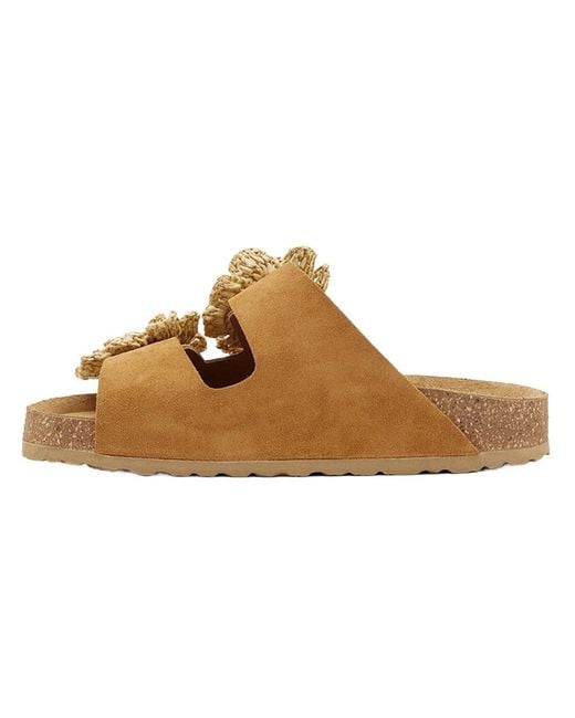Desa Metallic Pantolette Folien