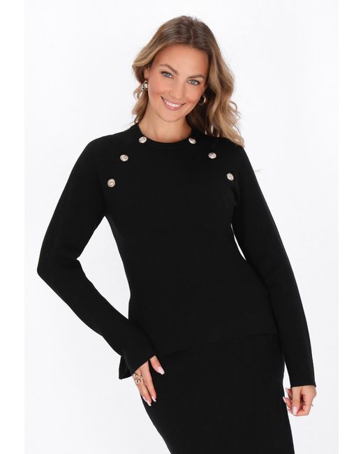 faina Black Pullover