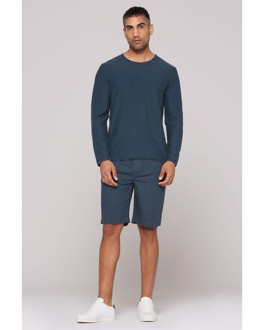 CMPD Pullover Linksstrick Mit Rollkanten in Blue für Herren