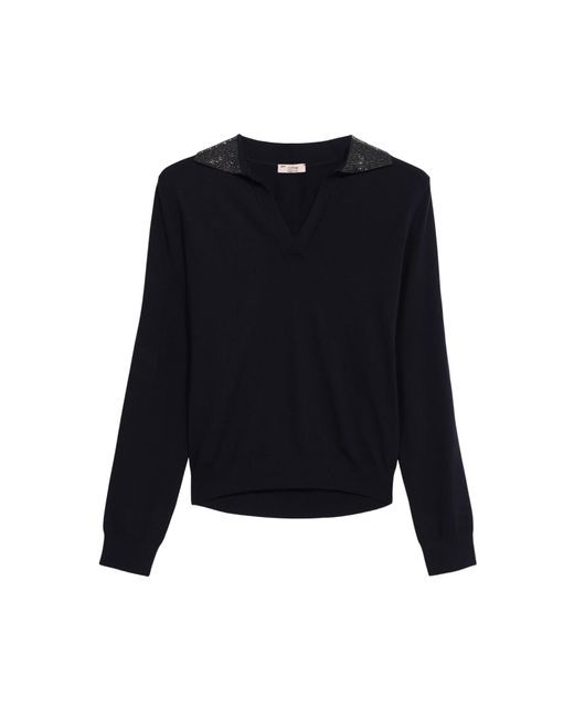 Oltre Blue Pullover