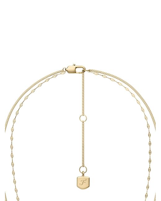 Fossil White Kette