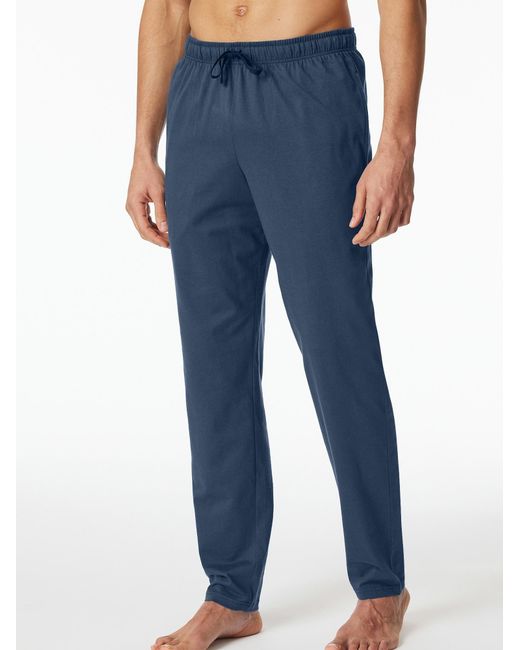 Schiesser Pyjamahose Mix Relax in Blue für Herren