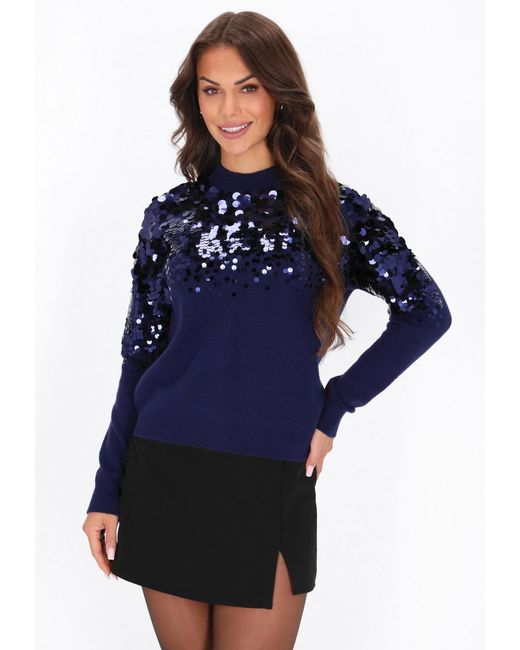 faina Blue Pullover