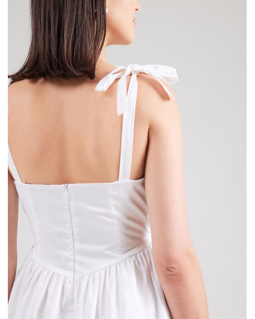 /about You White Kleid Ruby